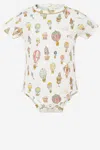 Atelier Choux Body Onesie Hot Air Balloons In White