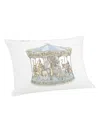 Atelier Choux Carousel Cushion Cover In Metallic