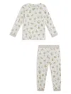 Atelier Choux Carousel Pajama Set In Neutrals