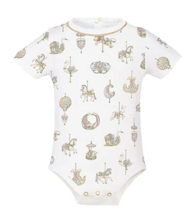 Atelier Choux Baby Carousel Onesie In Multi