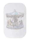 Atelier Choux Carousel-print Blanket In White