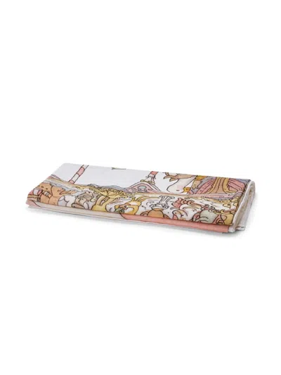 Atelier Choux Carousel Swaddle In White