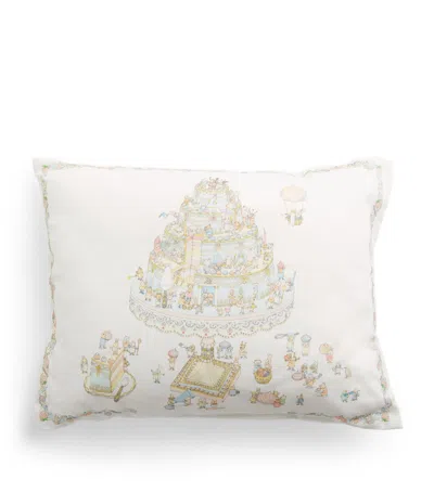 Atelier Choux Cotton-satin Le Gâteau Cushion In Multi