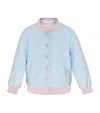 Atelier Choux Crests Bomber Jacket In Blue