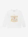 Atelier Choux Girls Carousel Sweatshirt In White