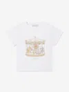 Atelier Choux Girls Carousel T-shirt In White