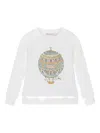 Atelier Choux Graphic-design Sweatshirt In White