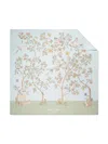 Atelier Choux Graphic-print Organic-cotton Carré In Blue