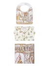 Atelier Choux Graphic-print Pajamas Set In White