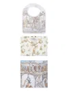 Atelier Choux Graphic-print Pajamas Set In White