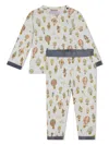 Atelier Choux Hot Air Ballon-print Trouser Set In White