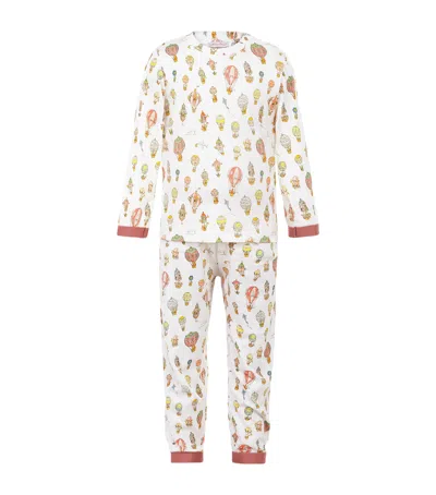 Atelier Choux Kids' Hot Air Balloon Top And Leggings Set In Pink