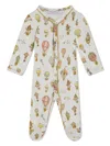 Atelier Choux Hot Air Balloons Organic Cotton Pyjama In Neutrals