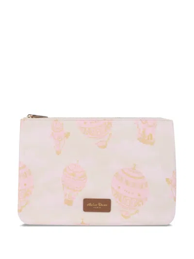 Atelier Choux Hot Air Balloons Pouch In Neutral