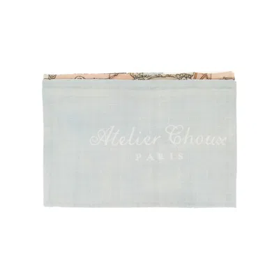 Atelier Choux 'monceau' Organic Cotton Cloth Kids In Blue