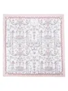 Atelier Choux Motif-print Organic Cotton Blanket In Pink
