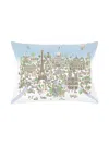 Atelier Choux Paris And Balloon Print Pillow In Blue