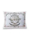 Atelier Choux Tapestry-print Cotton Pillow Cover In White