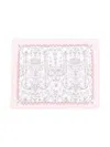Atelier Choux Toile De Jouy Pillowcase (30cm X 40cm) In Pink