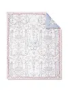 Atelier Choux X Caitlin Wilson Toile De Jouy-print Reversible Quilt In Blue