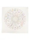 Atelier Choux Zodiac Printed Blanket In Multi