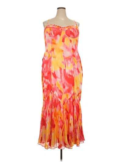 Atelier Cocktail Dress In Orange