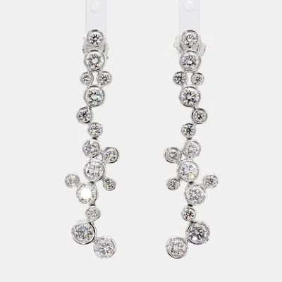Pre-owned Atelier D' Excellence 1.92 Cts Lab Grown Diamond 14k White Gold Fancy Mix Earrings