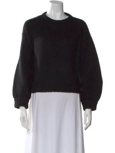 Pre-owned Atelier Delphine Crew Neck Sweater In Black