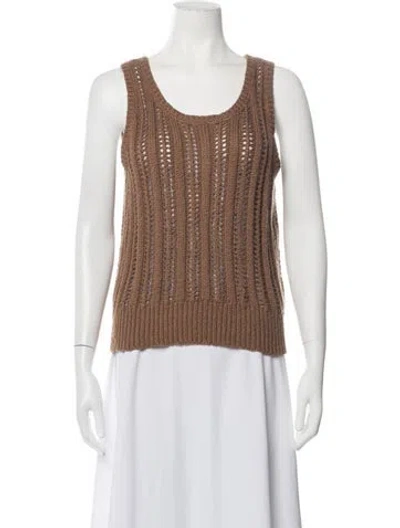 Pre-owned Atelier Delphine Crew Neck Sweater In White