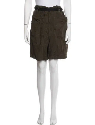 Pre-owned Atelier Delphine Knee-length Shorts In Green