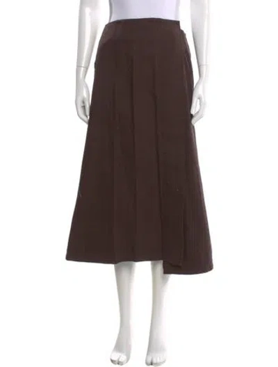 Pre-owned Atelier Delphine Midi Length Skirt In Brown