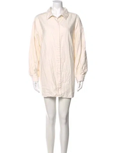 Pre-owned Atelier Delphine Mini Dress In Neutral