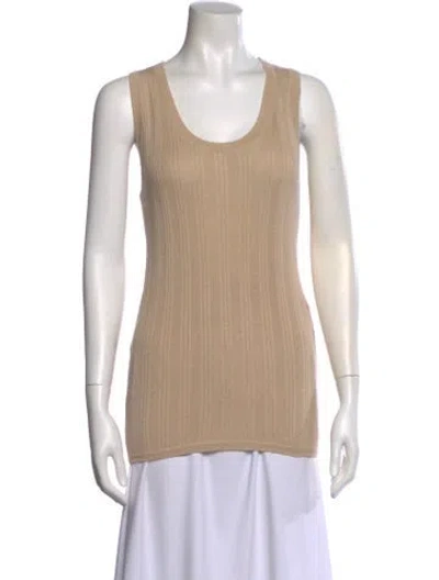 Pre-owned Atelier Delphine Scoop Neck Sleeveless Top W/ Tags In Neutral