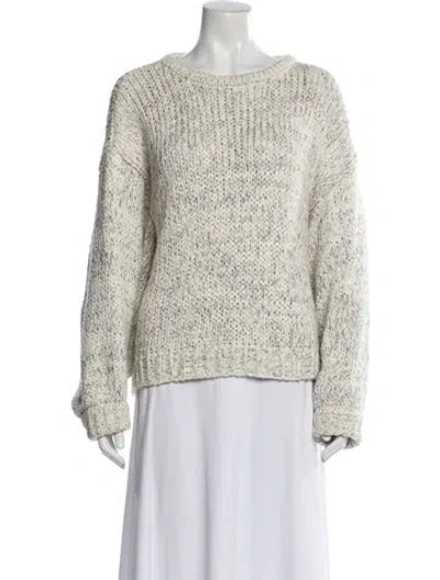 Pre-owned Atelier Delphine Scoop Neck Sweater In Neutral
