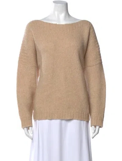 Pre-owned Atelier Delphine Scoop Neck Sweater In Neutral