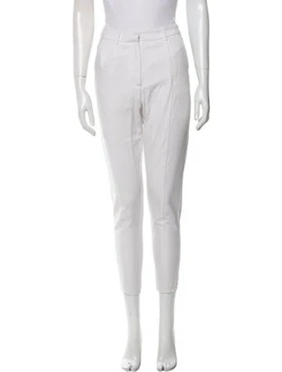 Pre-owned Atelier Delphine Skinny Leg Pants In White