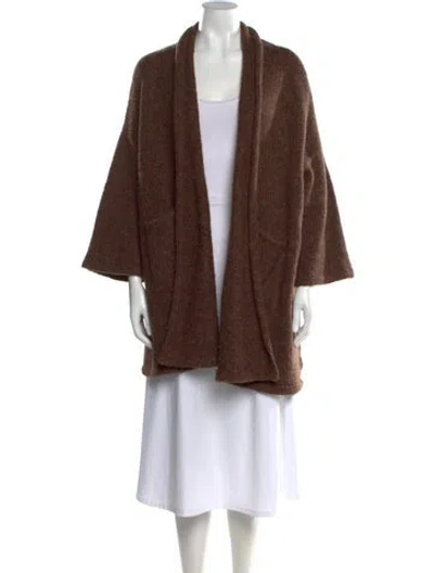 Pre-owned Atelier Delphine V-neck Sweater In Brown