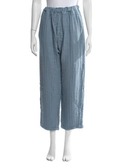 Pre-owned Atelier Delphine Wide Leg Pants In Blue