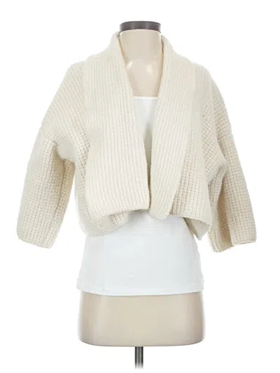 Pre-owned Atelier Delphine Wool Cardigan Sweater In Ivory