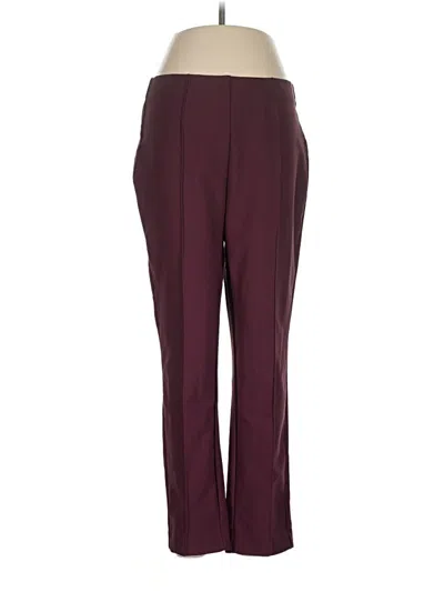 Pre-owned Atelier Dress Pants In Burgundy