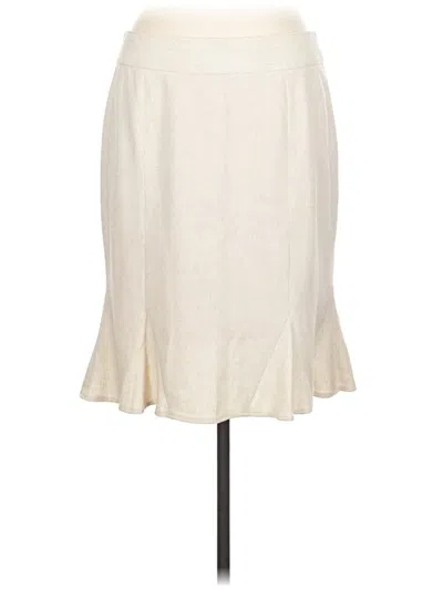 Pre-owned Atelier Formal Skirt In White