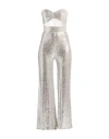 Atelier Legora Woman Jumpsuit Silver Size 8 Viscose, Polyamide