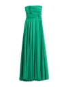 Atelier Legora Woman Maxi Dress Green Size 8 Polyamide, Viscose, Polyester, Elastane In Green
