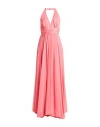 Atelier Legora Woman Maxi Dress Salmon Pink Size 10 Polyamide, Viscose