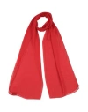 Atelier Legora Woman Scarf Red Size - Polyester, Viscose In Red