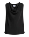 Atelier Legora Woman Top Black Size 14 Viscose, Polyamide, Polyester In Black