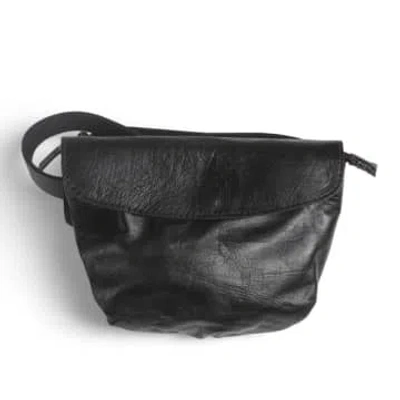 Atelier Marrakech Coco Back Leather Bumbag In Black