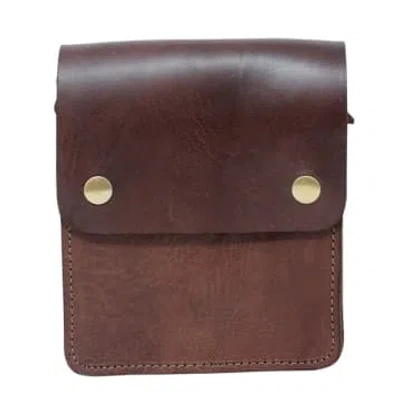Atelier Marrakech Dark Brown Small Leather Pop Bag