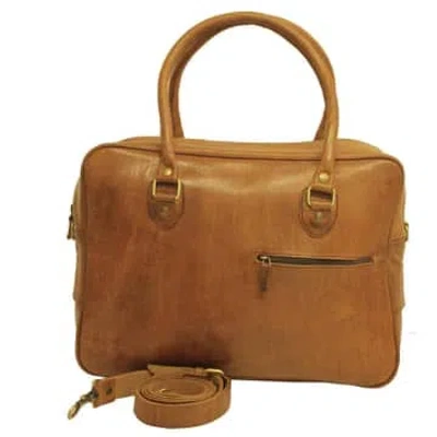 Atelier Marrakech Fred Overnight Bag In Brown