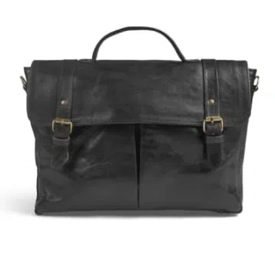 Atelier Marrakech Oxford Briefcase Bag In Black